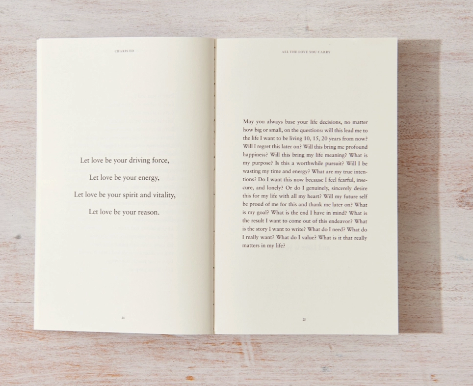 All The Love You Carry Book