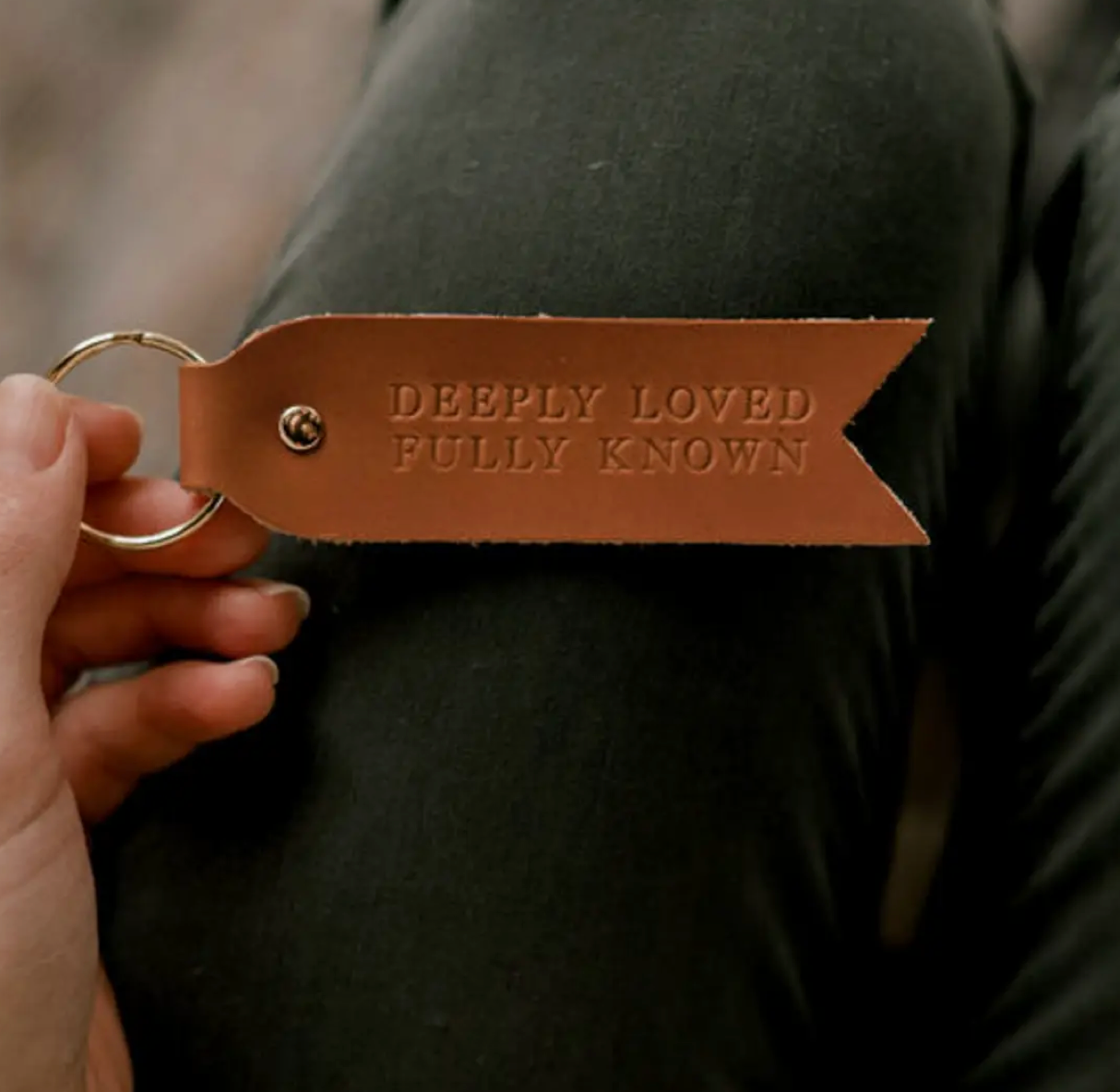 Deeply Loved Keychain