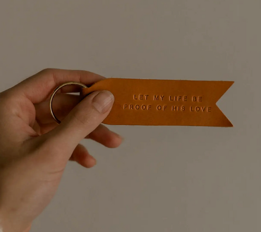 Proof of His Love Keychain