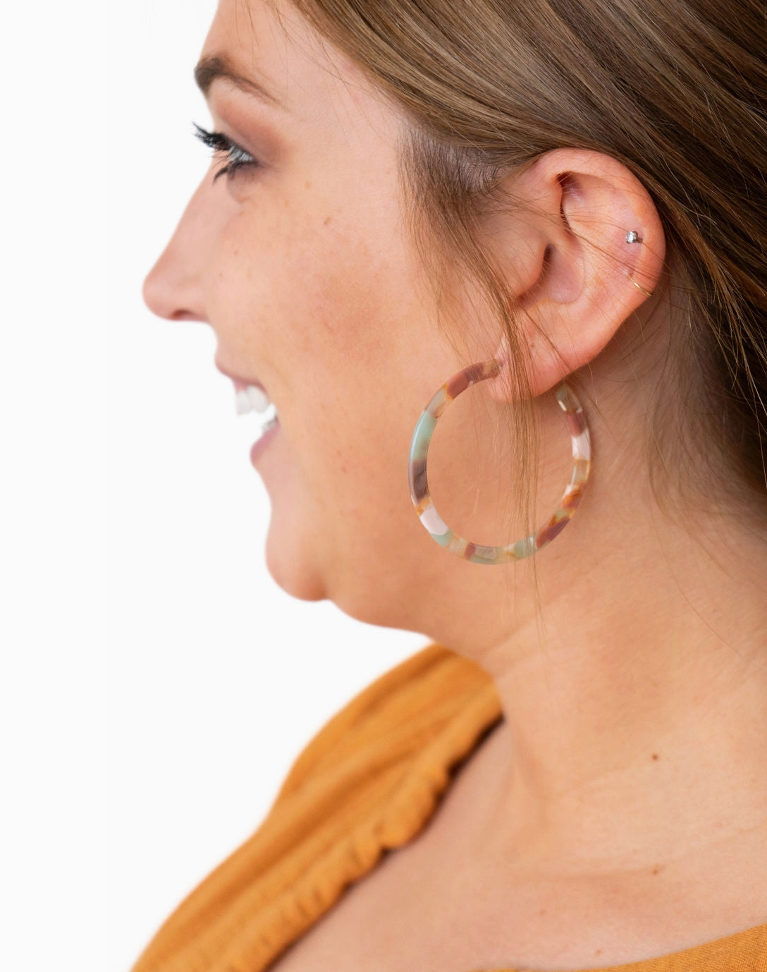 Marble Mix Hoops
