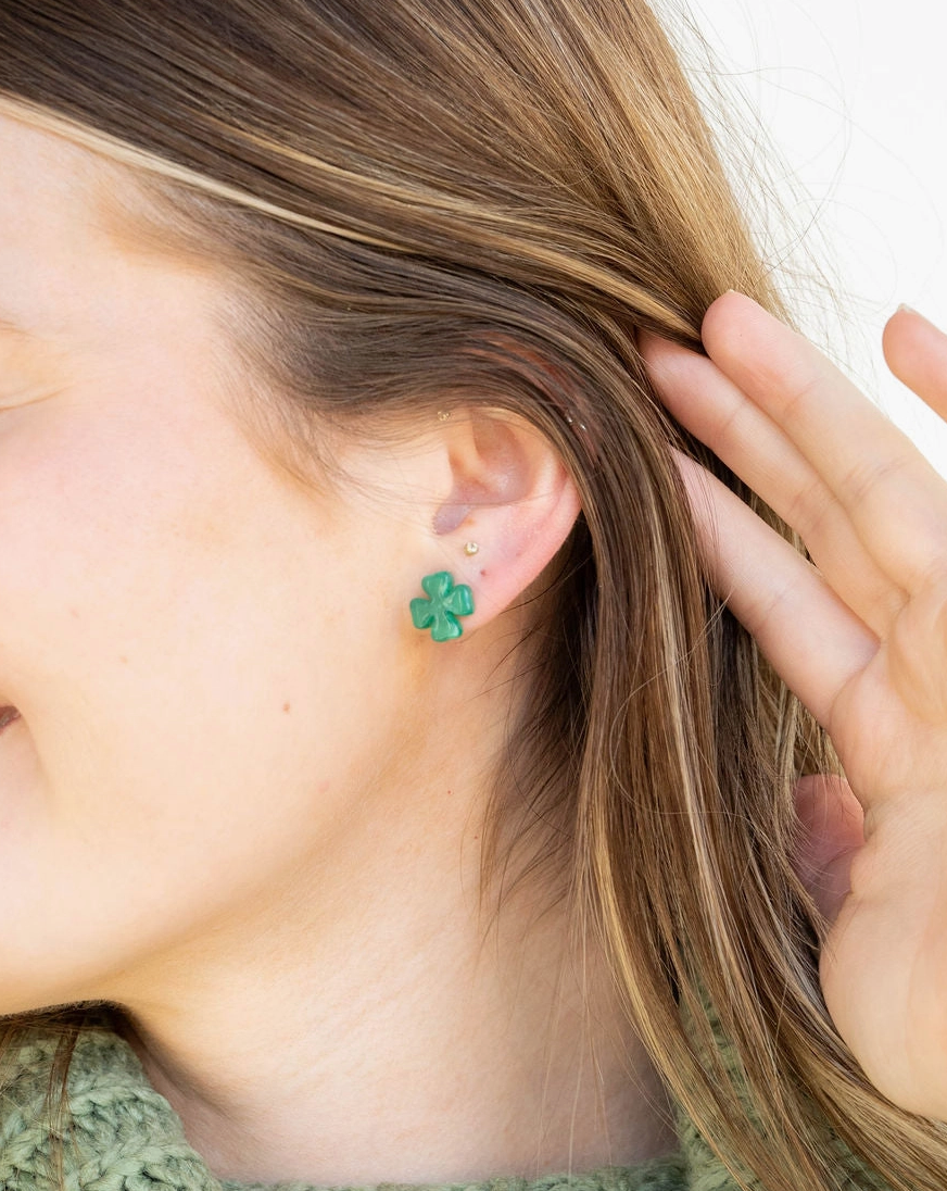 Shamrock Studs