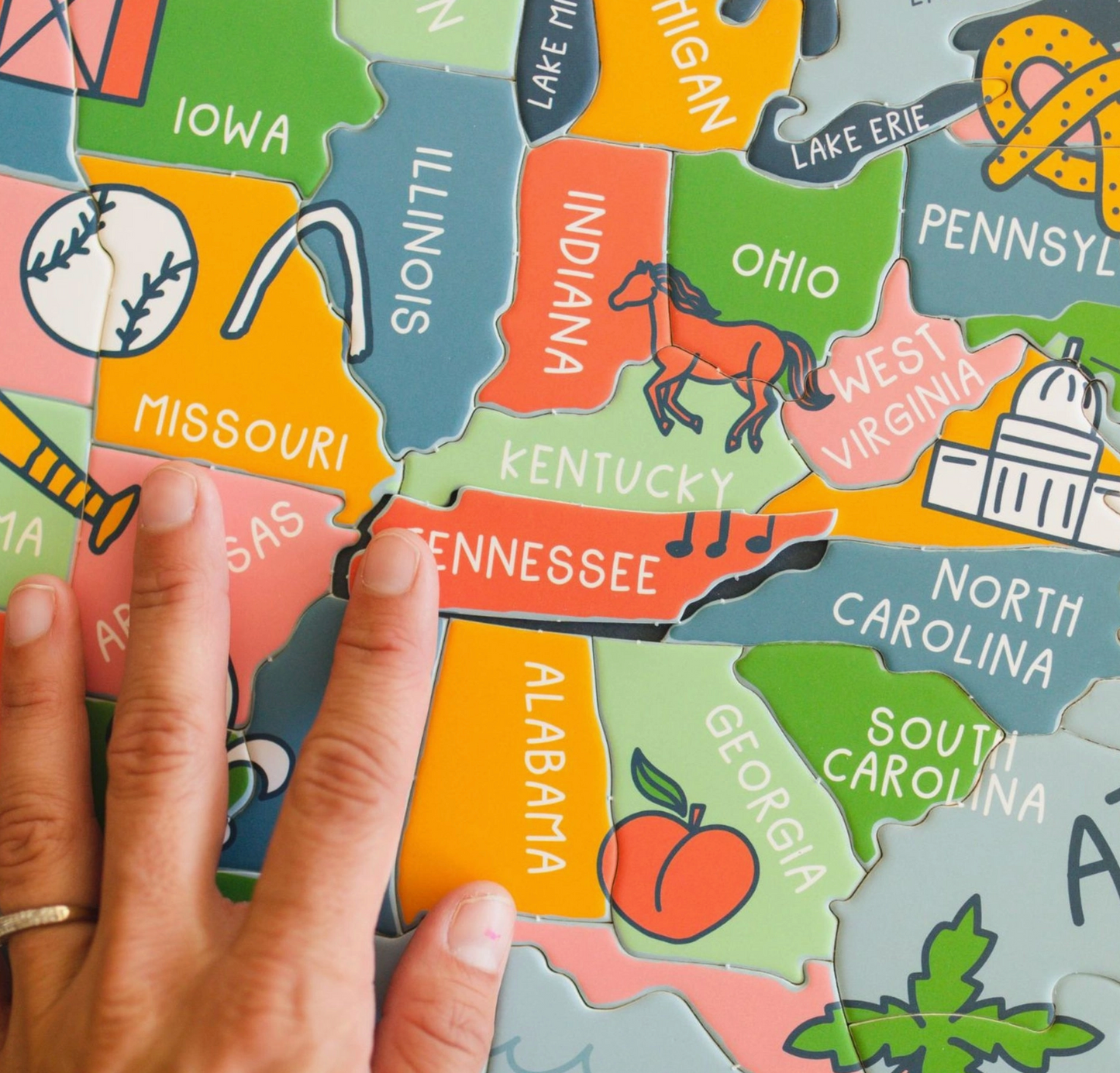 US States Jigsaw Puzzle