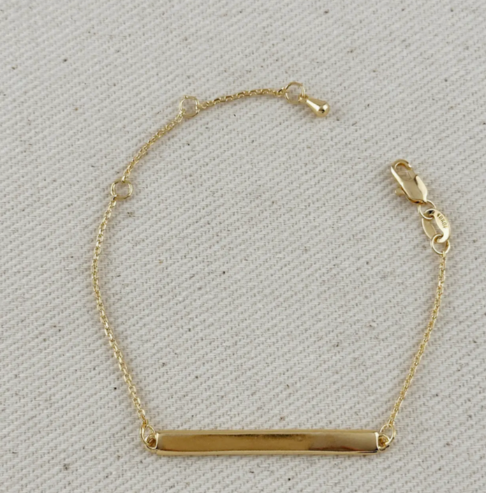 Gold Bar Bracelet