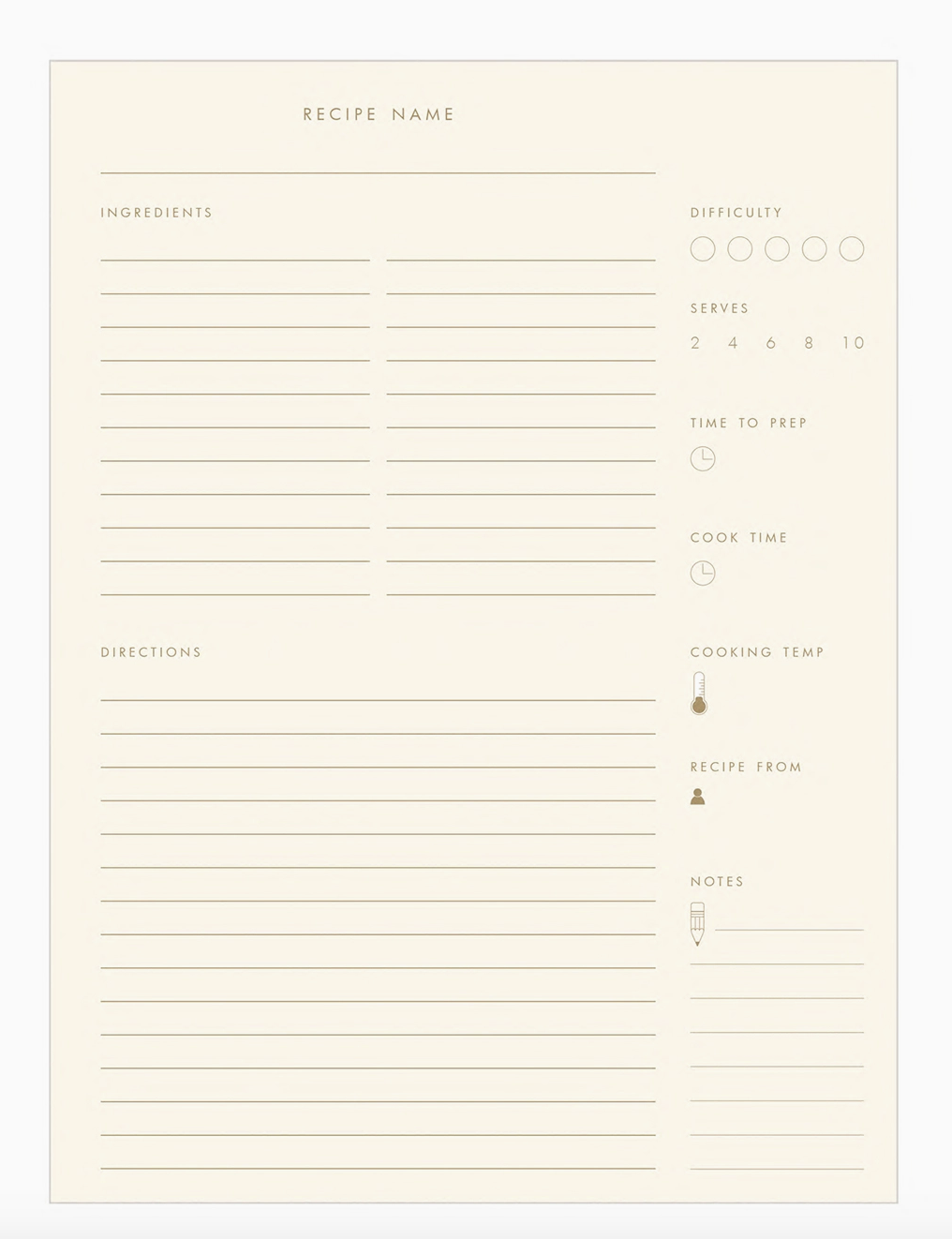 Heirloom Recipe Book