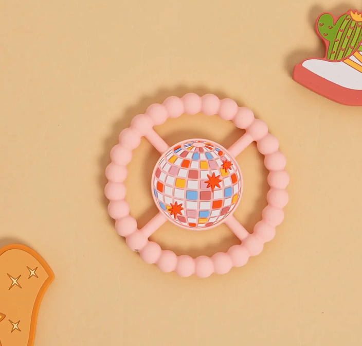 Disco Ball Teether Ring