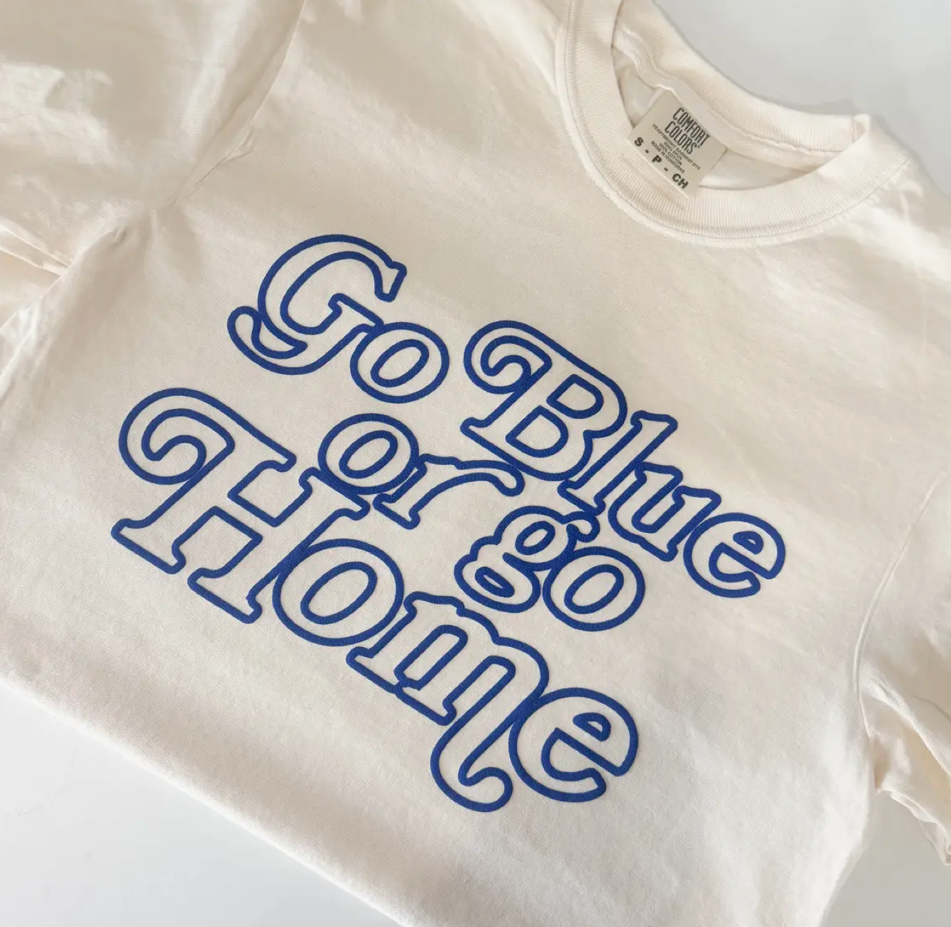 Go Blue or Go Home Puff Tee