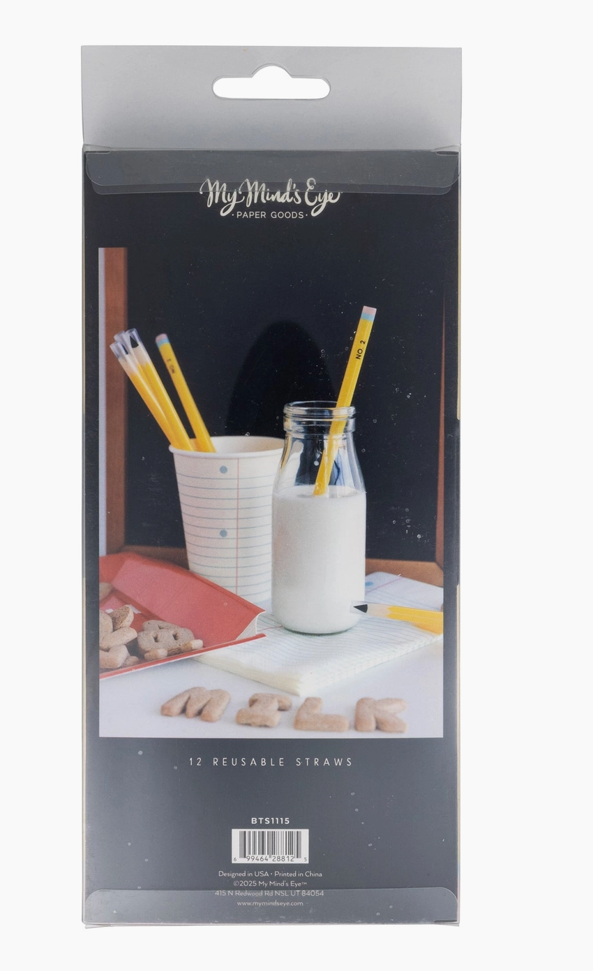 Reusable Pencil Straws