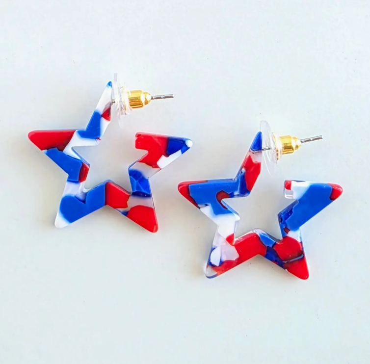 Mini Star Hoops