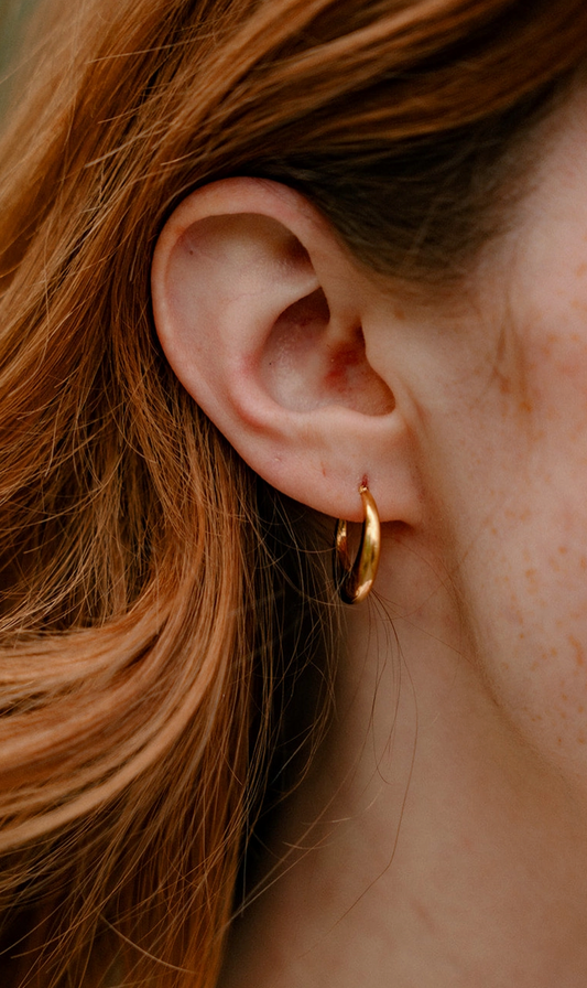 Gold Everyday Basic Hoops