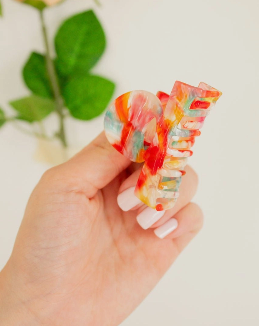 Colorful Mix Claw Clip