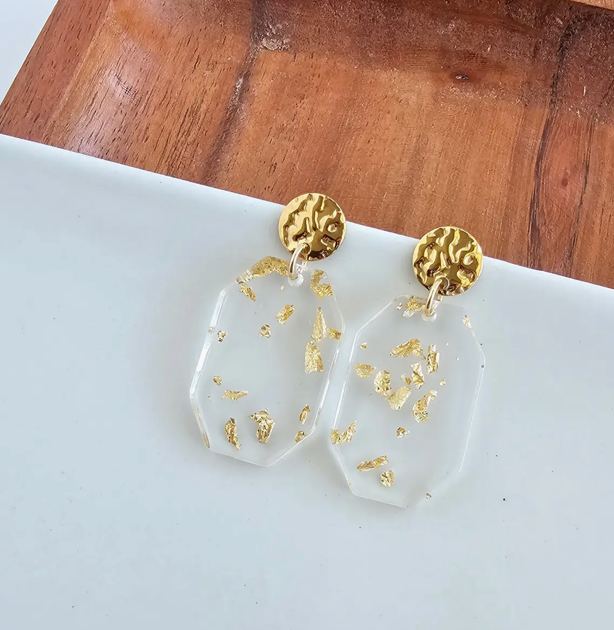Gold Foil Earrings