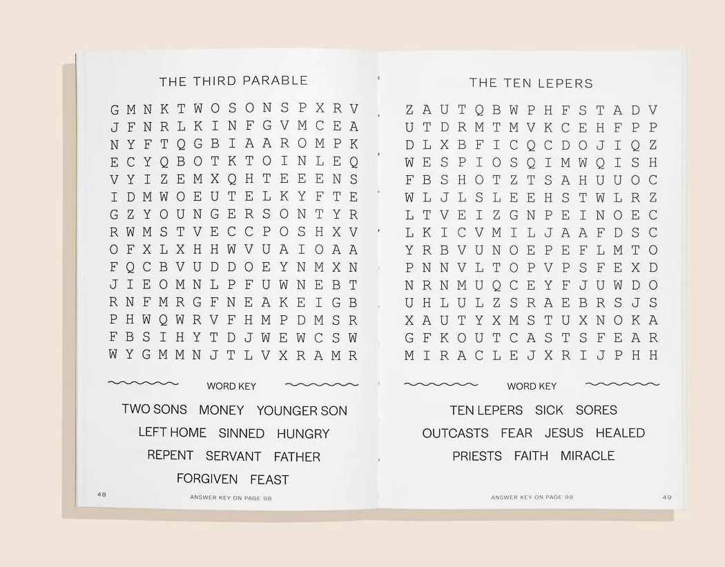 Bible Word Search for Kids