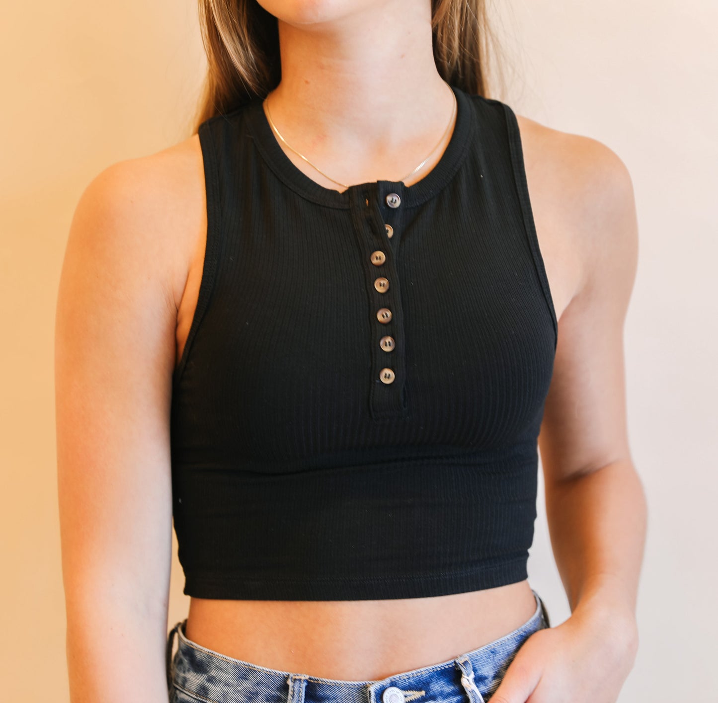 Henley Tank Top