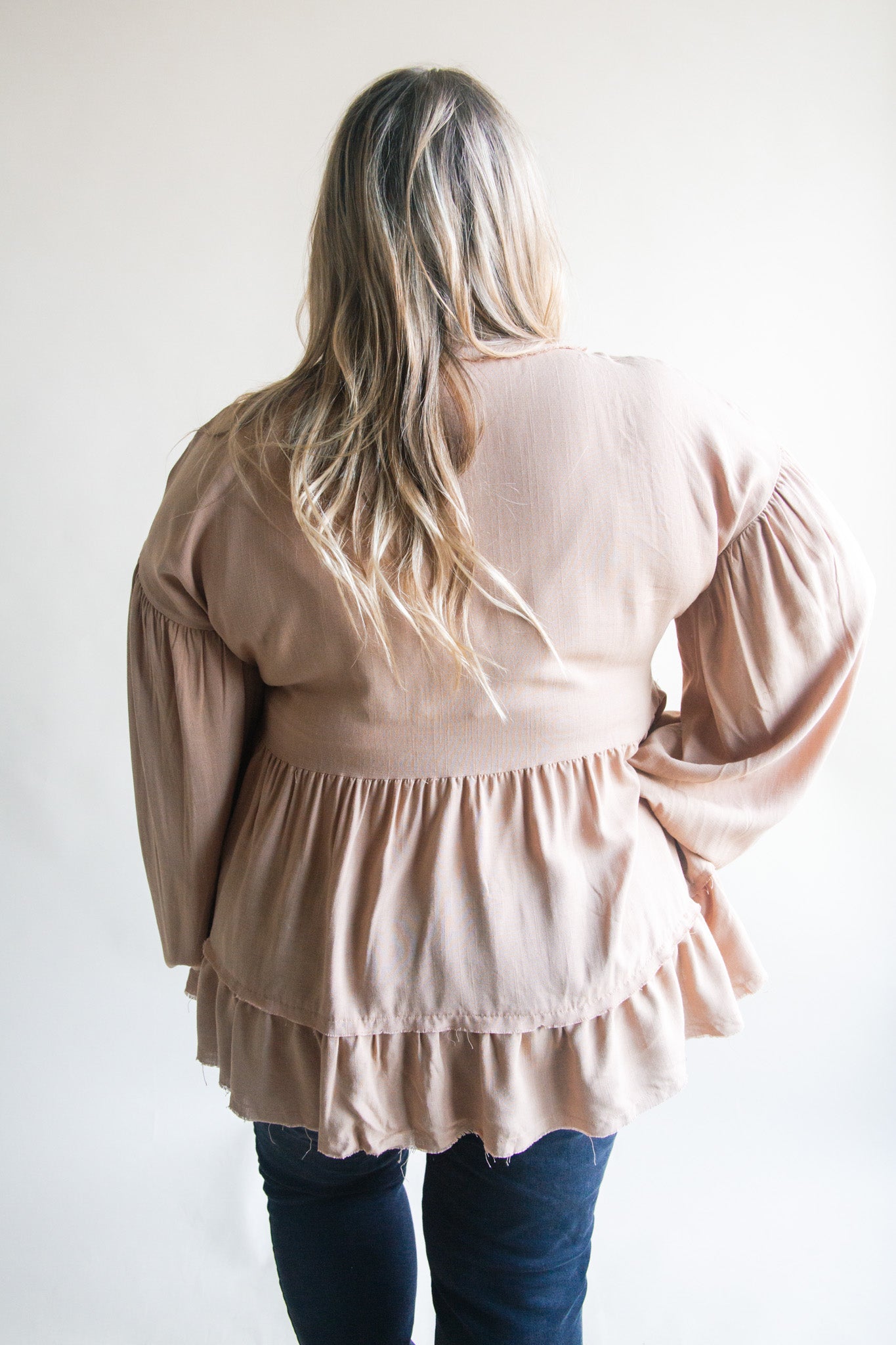 Babydoll Flare Blouse