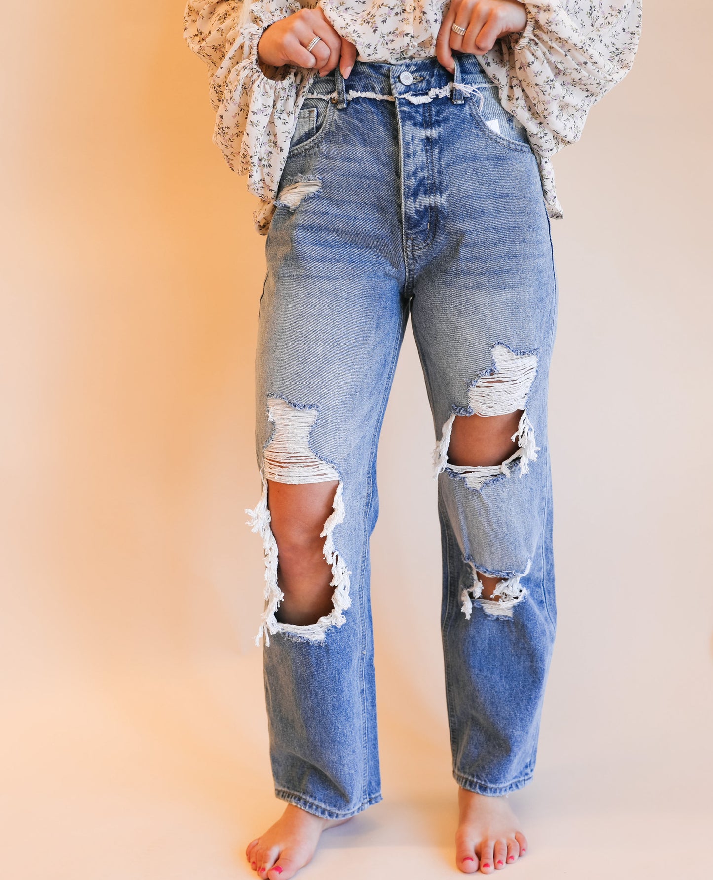 High Rise 90s Boyfriend Jean