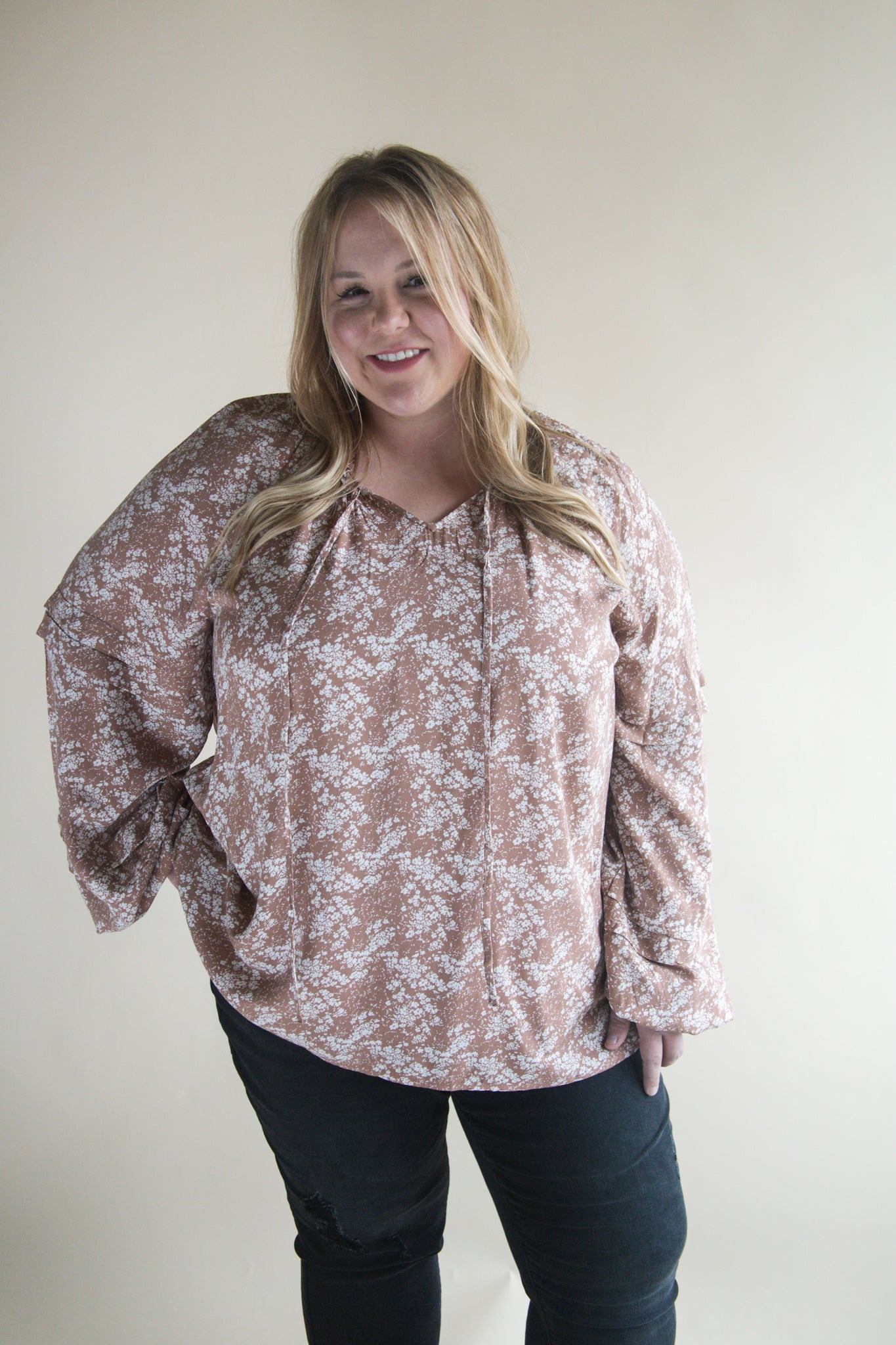 Flowy Floral Blouse