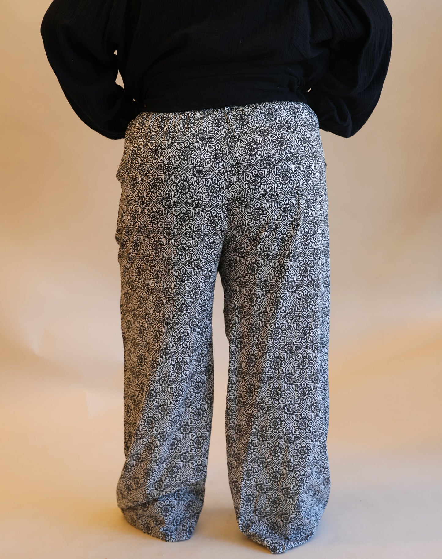 Print Wide Leg Pants