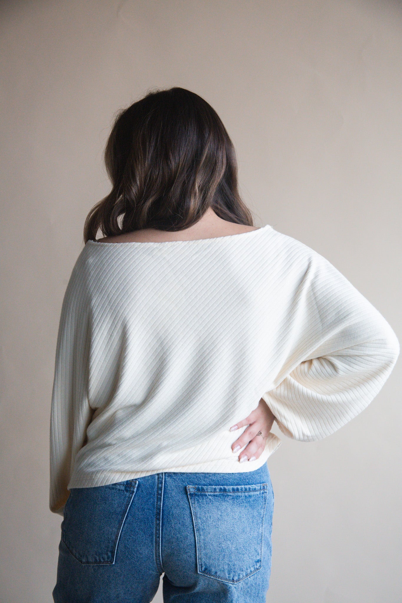 Ivory Slouchy Sweater