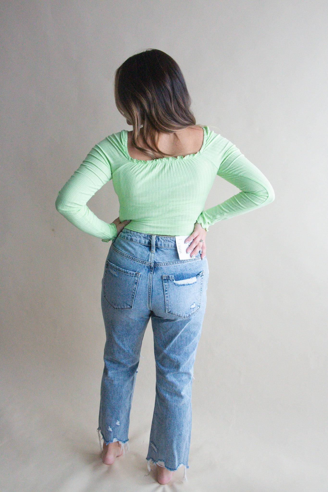 Lola Ribbed Knit Top