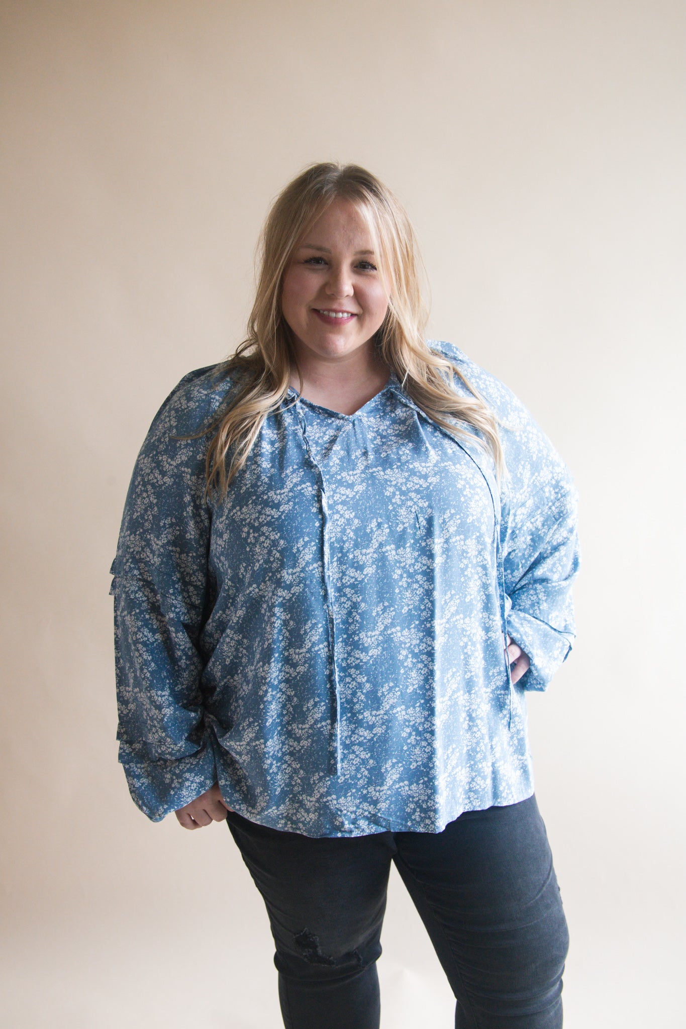 Flowy Floral Blouse