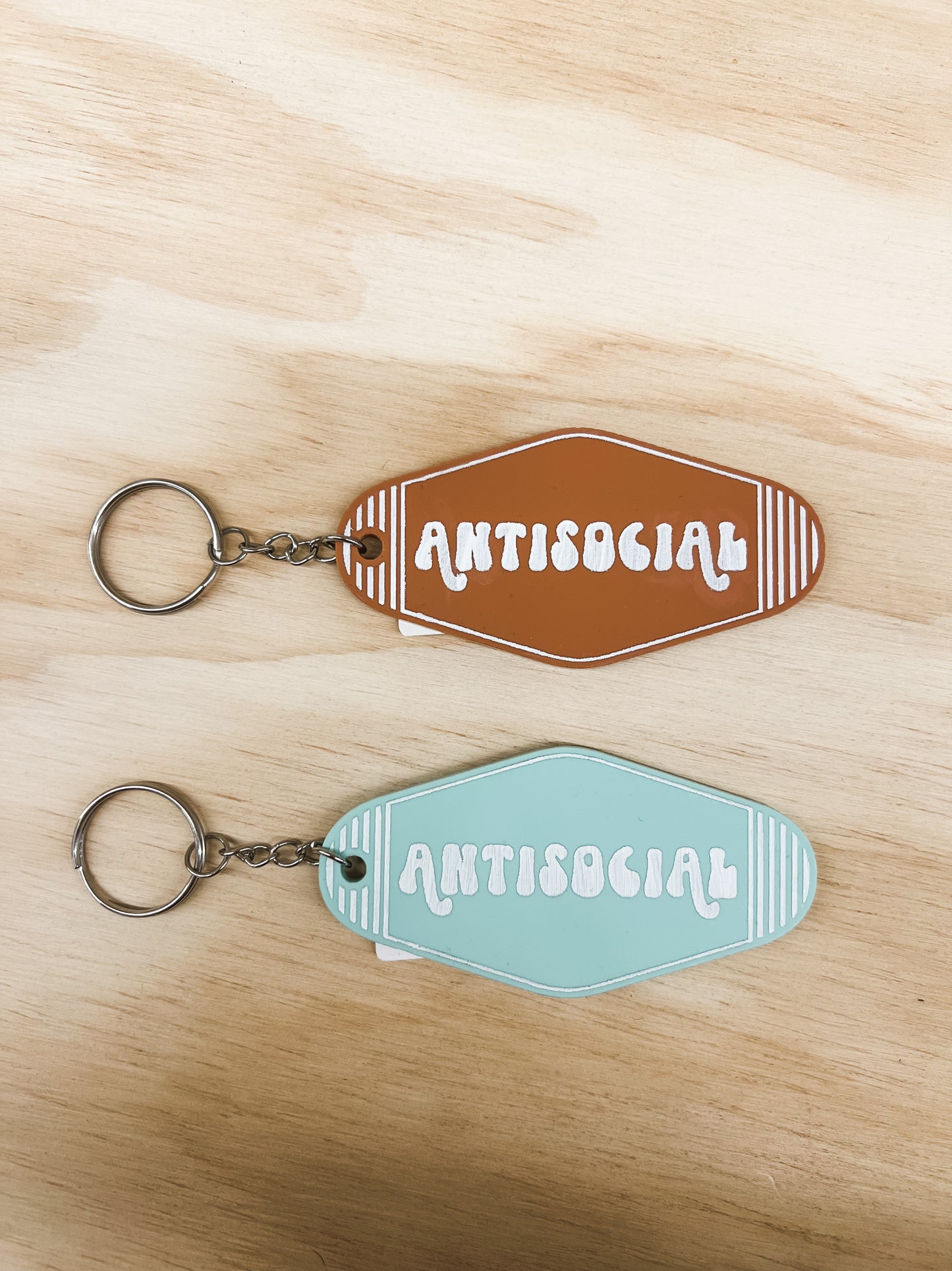 Antisocial Keychain