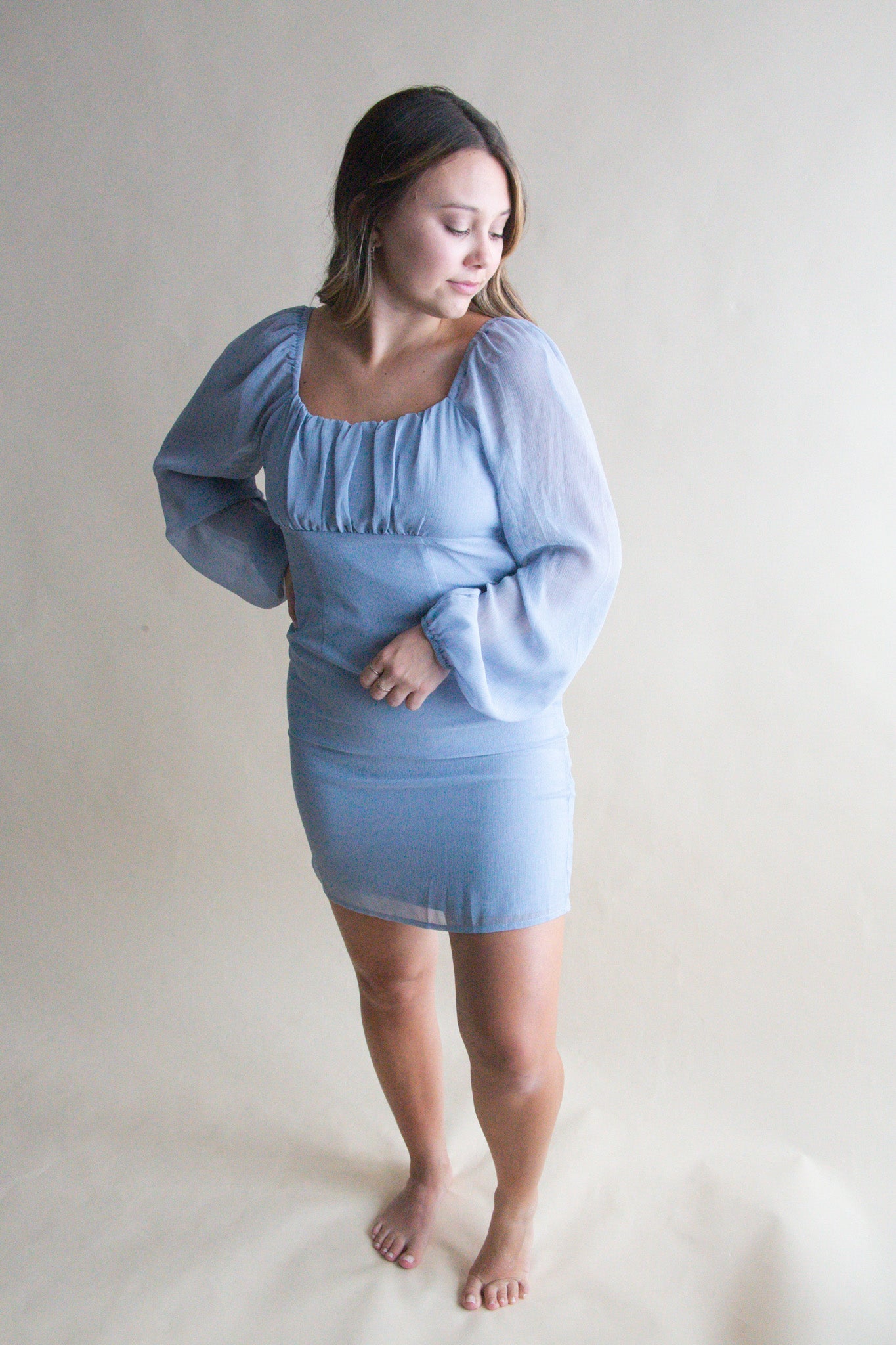 Blue Sky Mini Dress