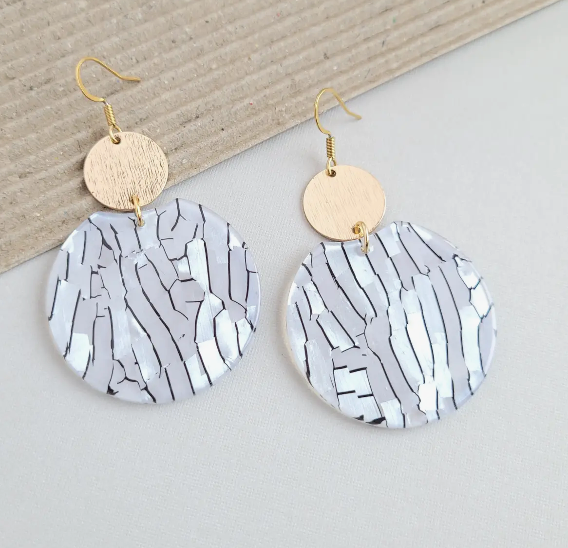 Zoey Stripe Earrings