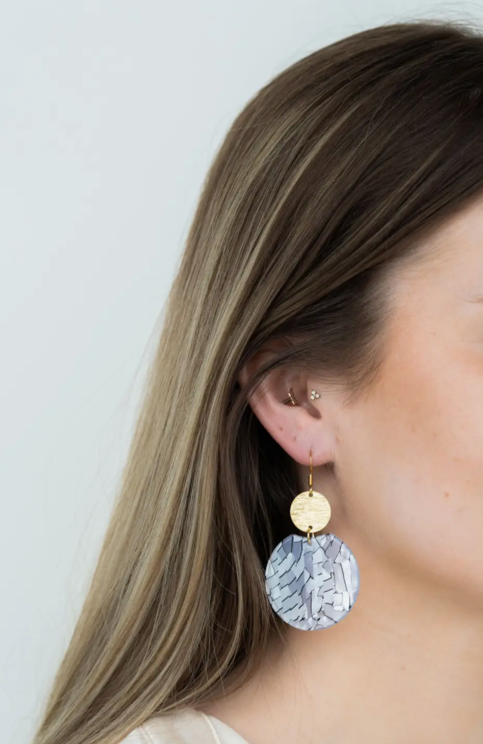 Zoey Stripe Earrings