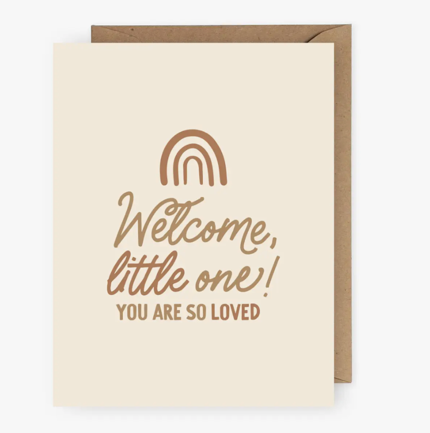 Welcome Little One Greeting Card