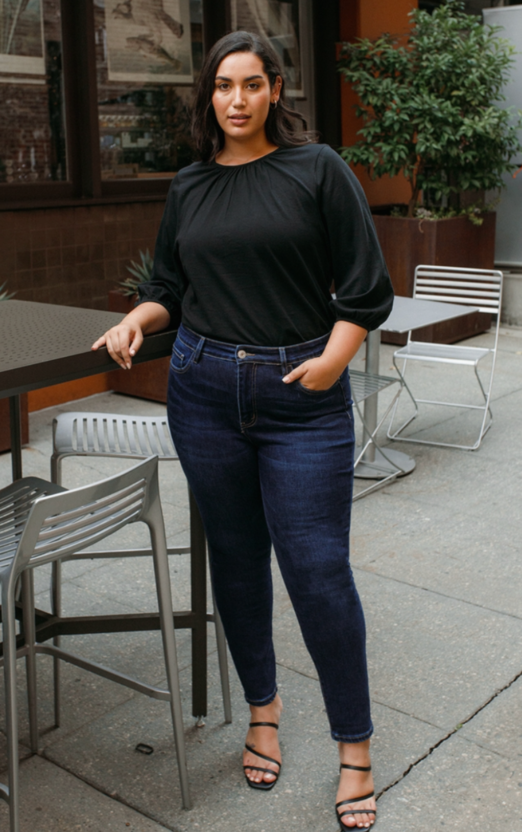 Plus High Rise Skinny Jean