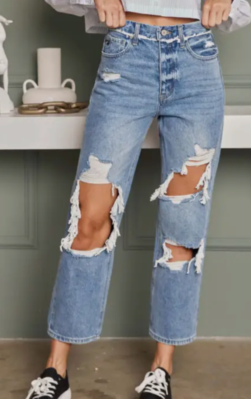 High Rise 90s Boyfriend Jean