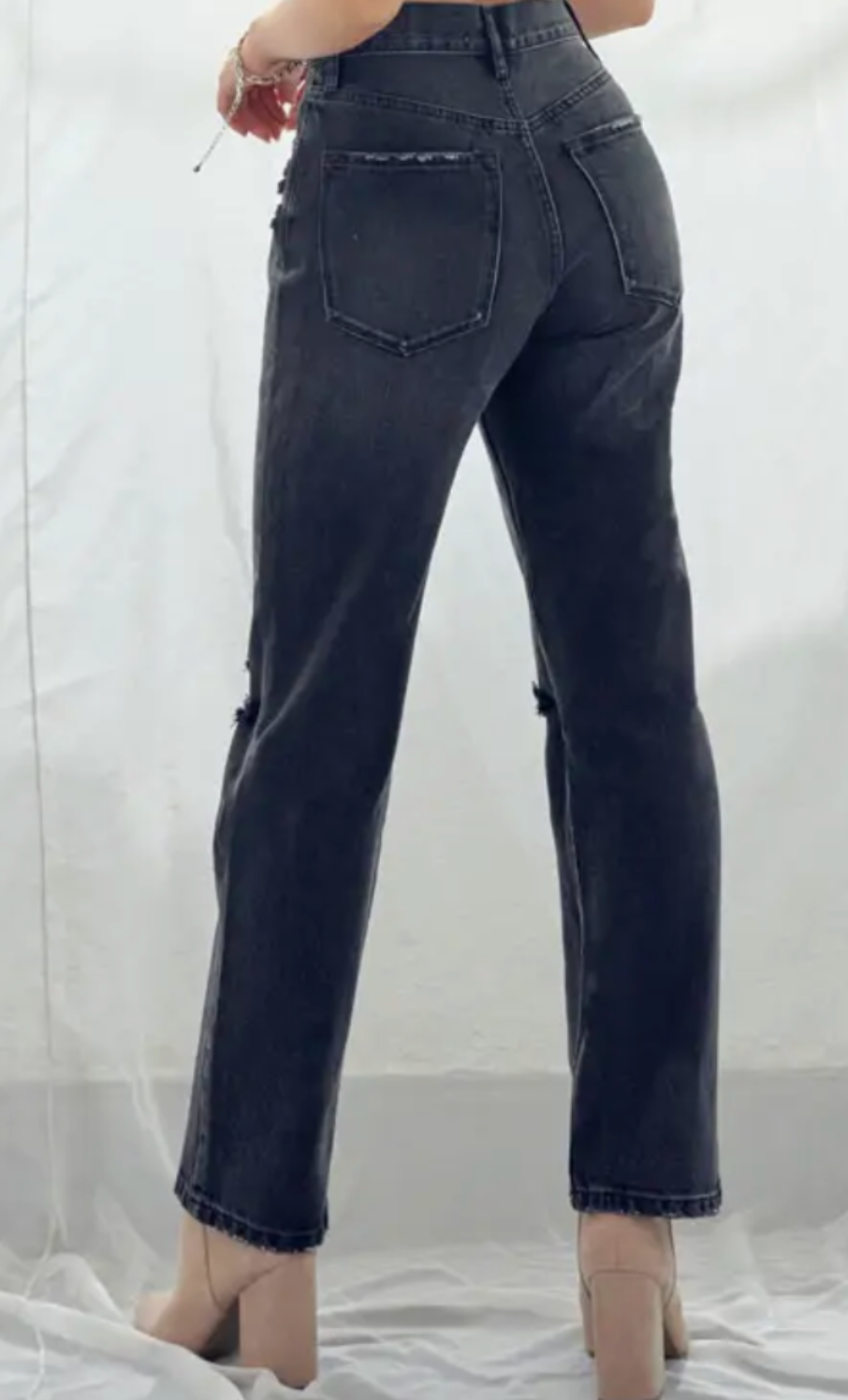 Ultra High Rise Straight Jean