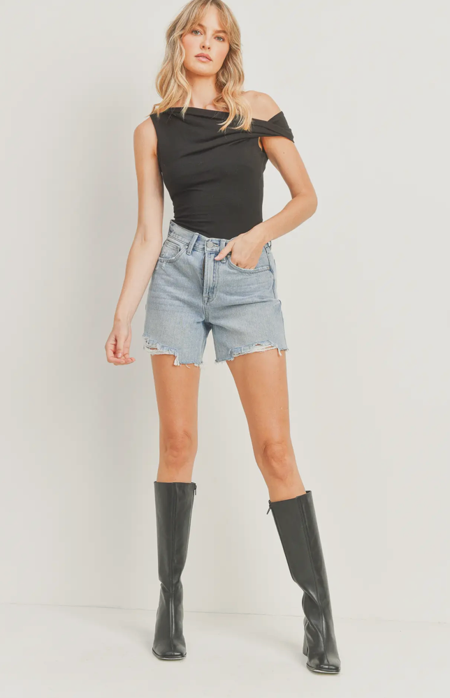 High Rise Boyfriend Short