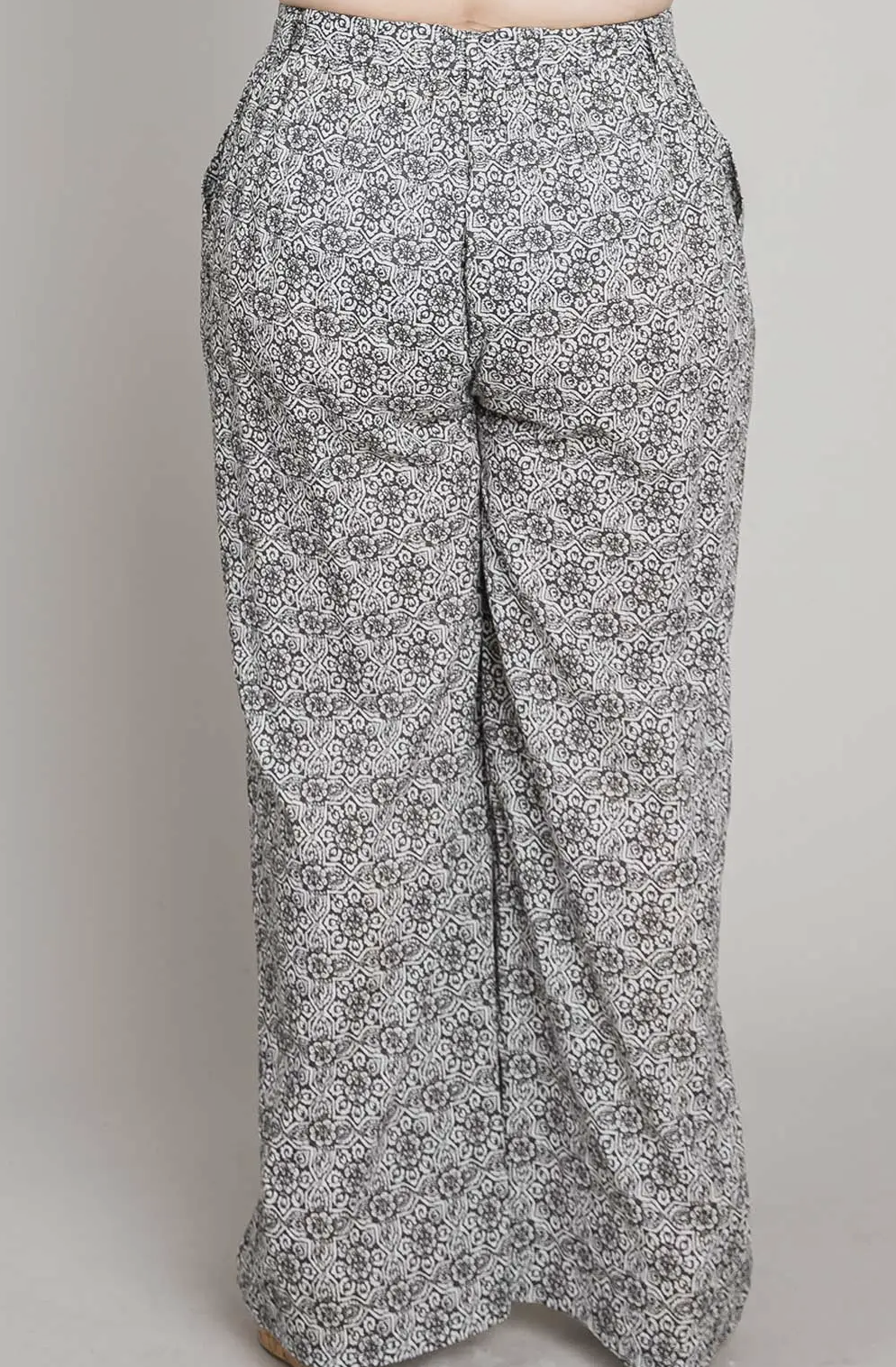 Print Wide Leg Pants