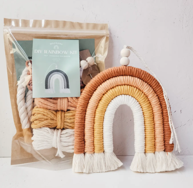 DIY Macrame Rainbow Kit