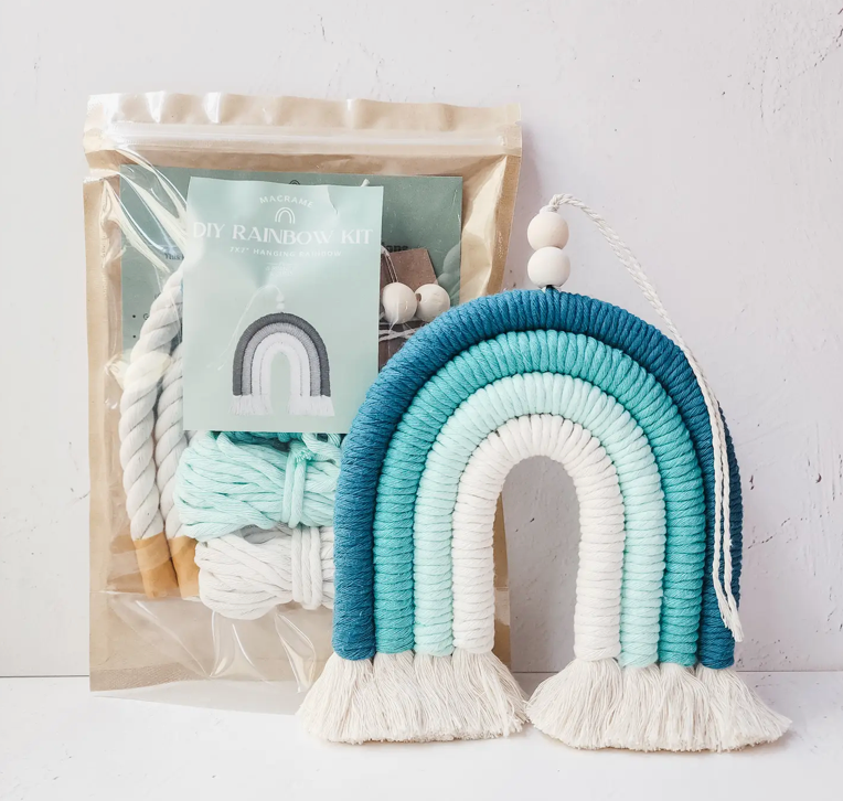 DIY Macrame Rainbow Kit