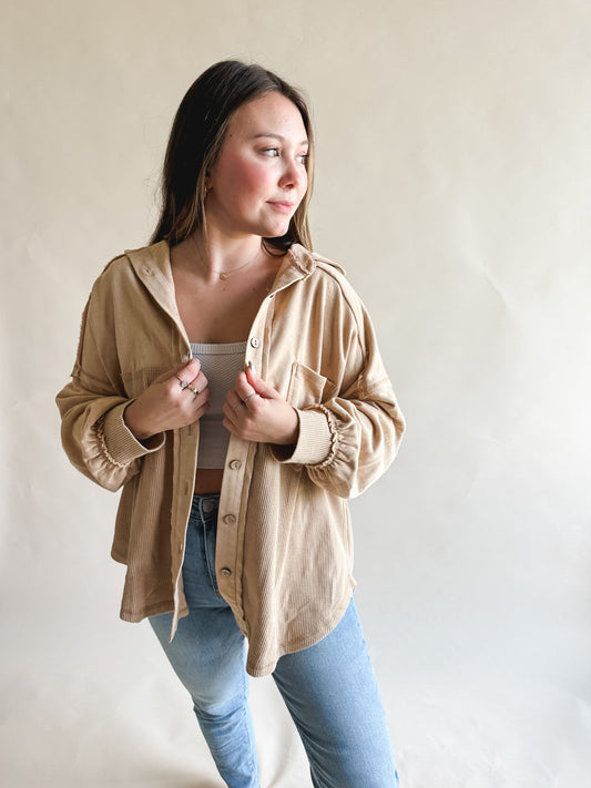 Oat Washed Texture Jacket
