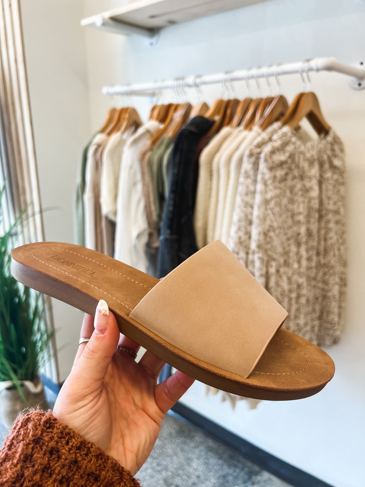 Solid Strap Sandals
