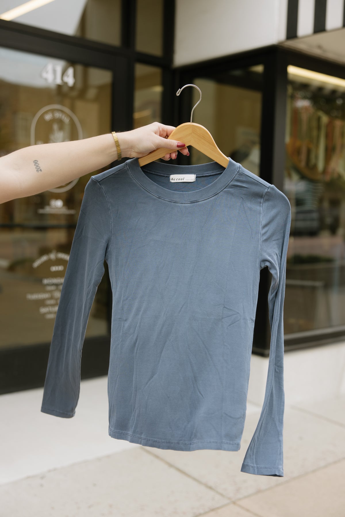 Soft Long Sleeve Crew Neck Tee