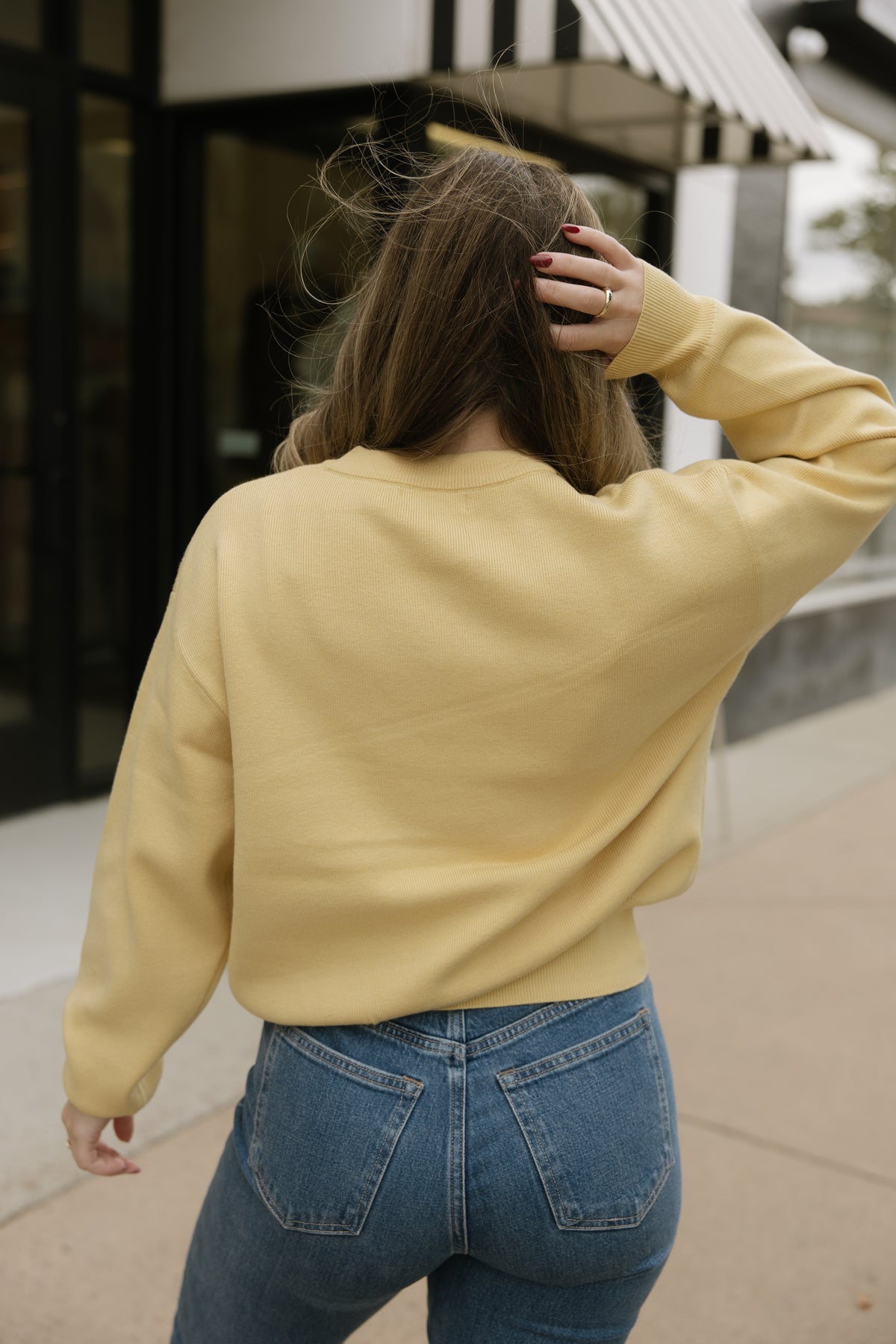 Bright Yellow Soft Sweatshirt