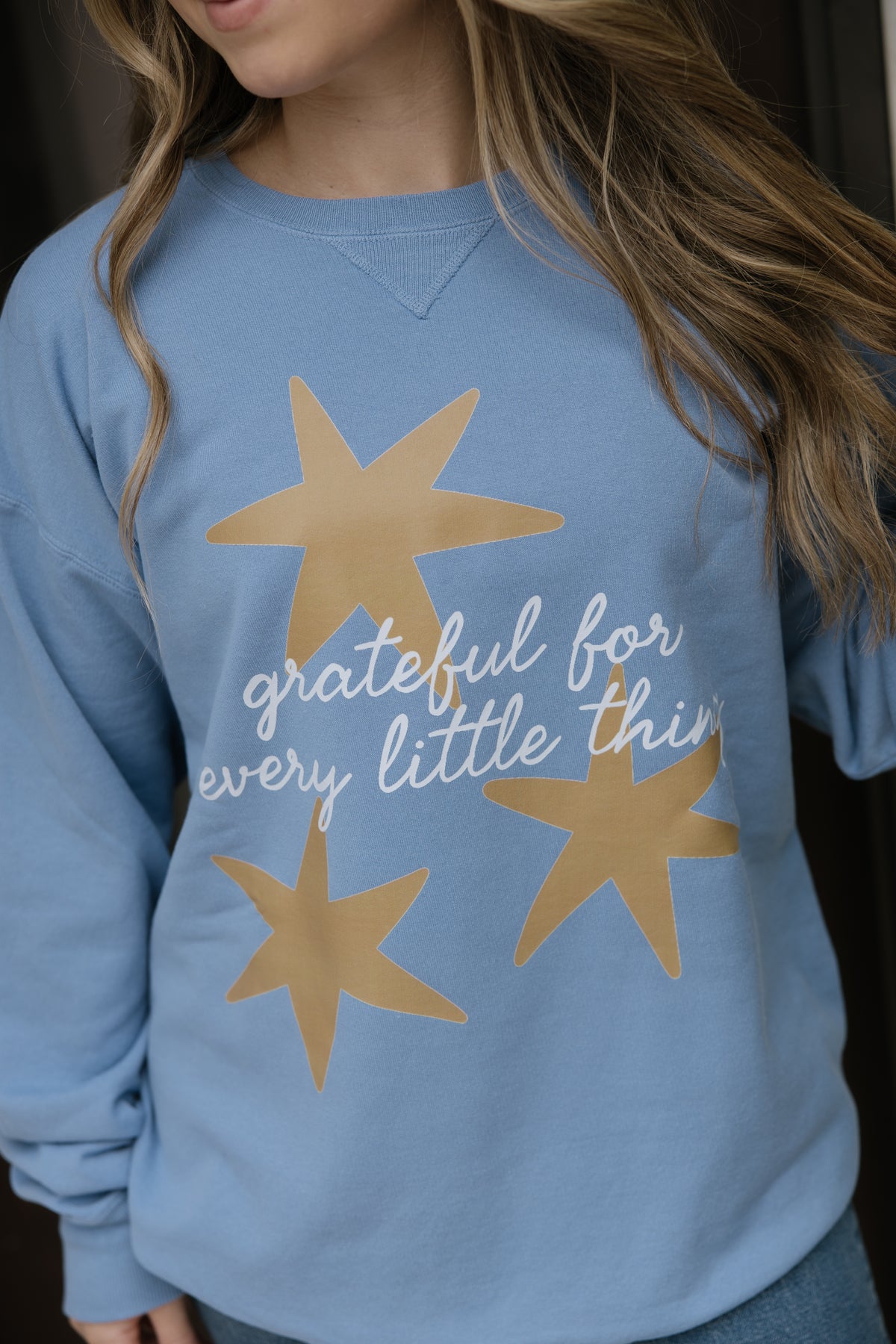 Grateful For Every Little Thing Crewneck