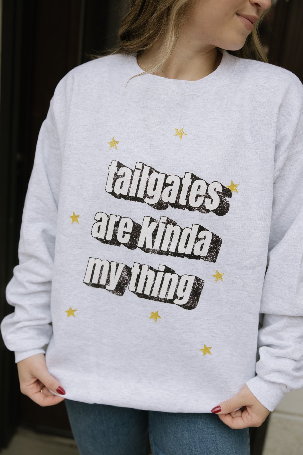 Tailgates Are Kinda My Thing Crewneck