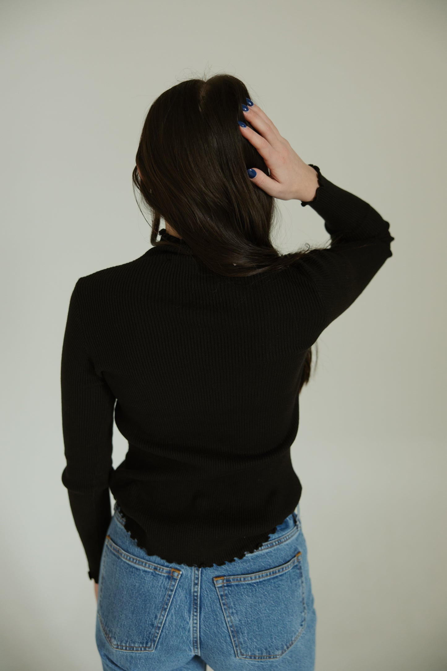 Ribbed Turtleneck Longsleeve