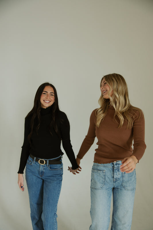 Ribbed Turtleneck Longsleeve