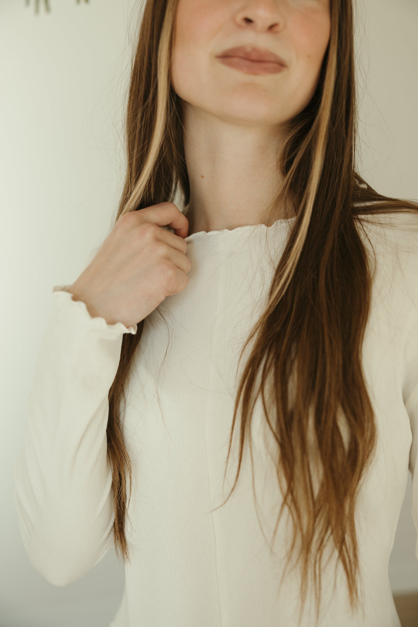 Lettuce Trim Knit Top