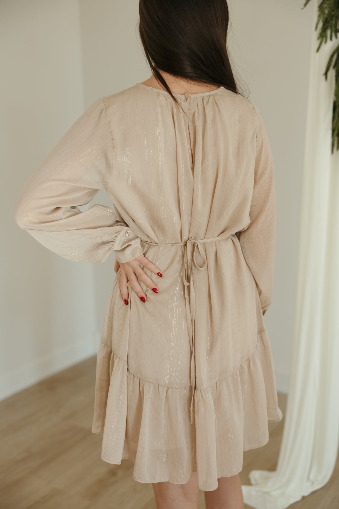 Champagne Cheers Midi Dress