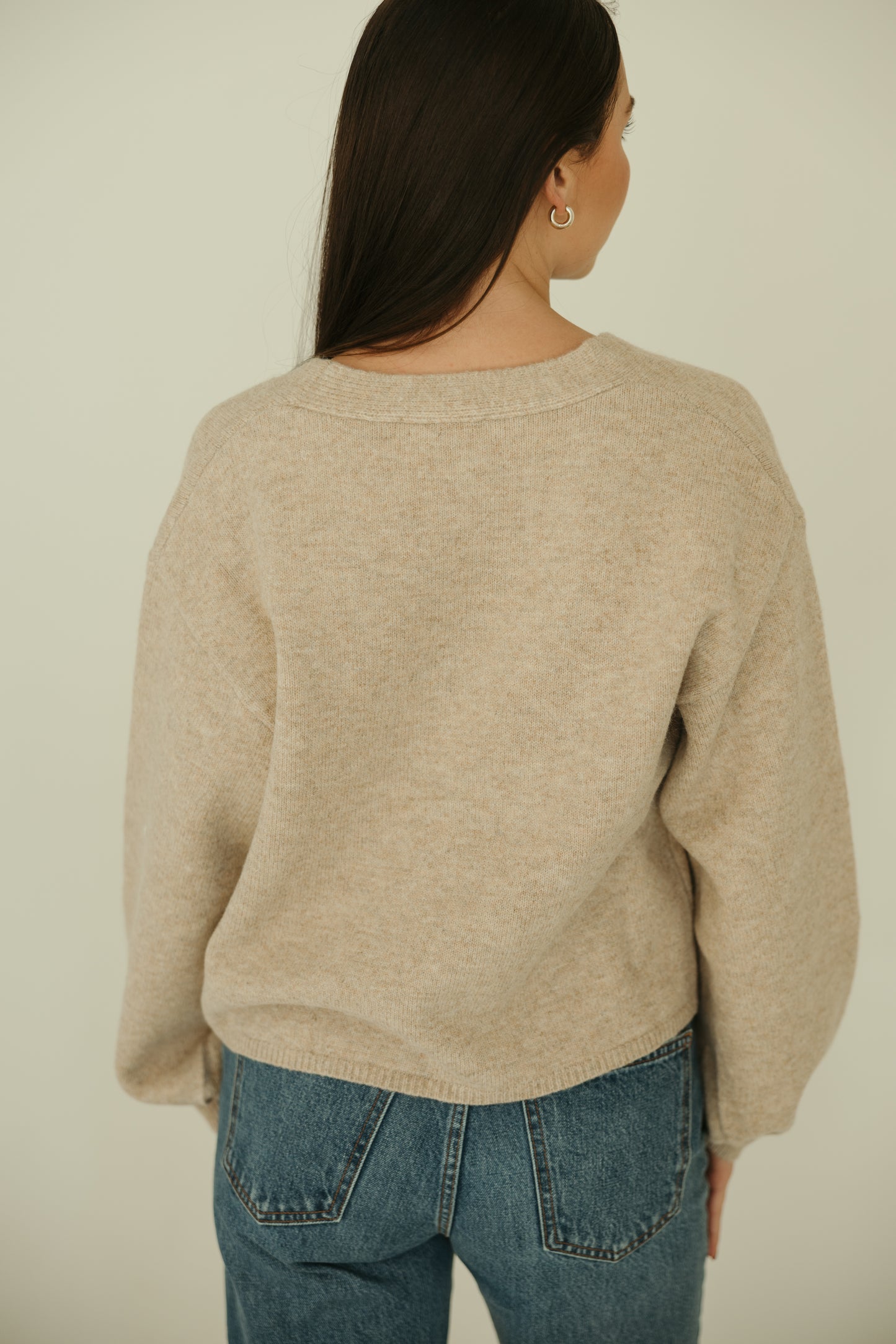 Cuff Button Down Cardigan