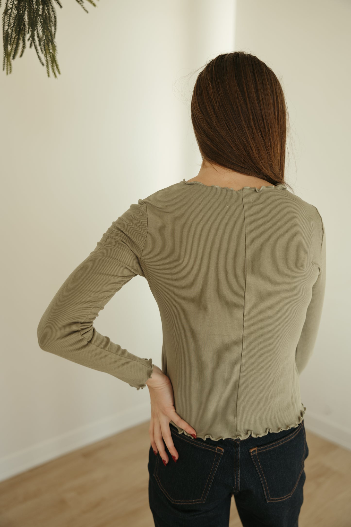 Lettuce Trim Knit Top