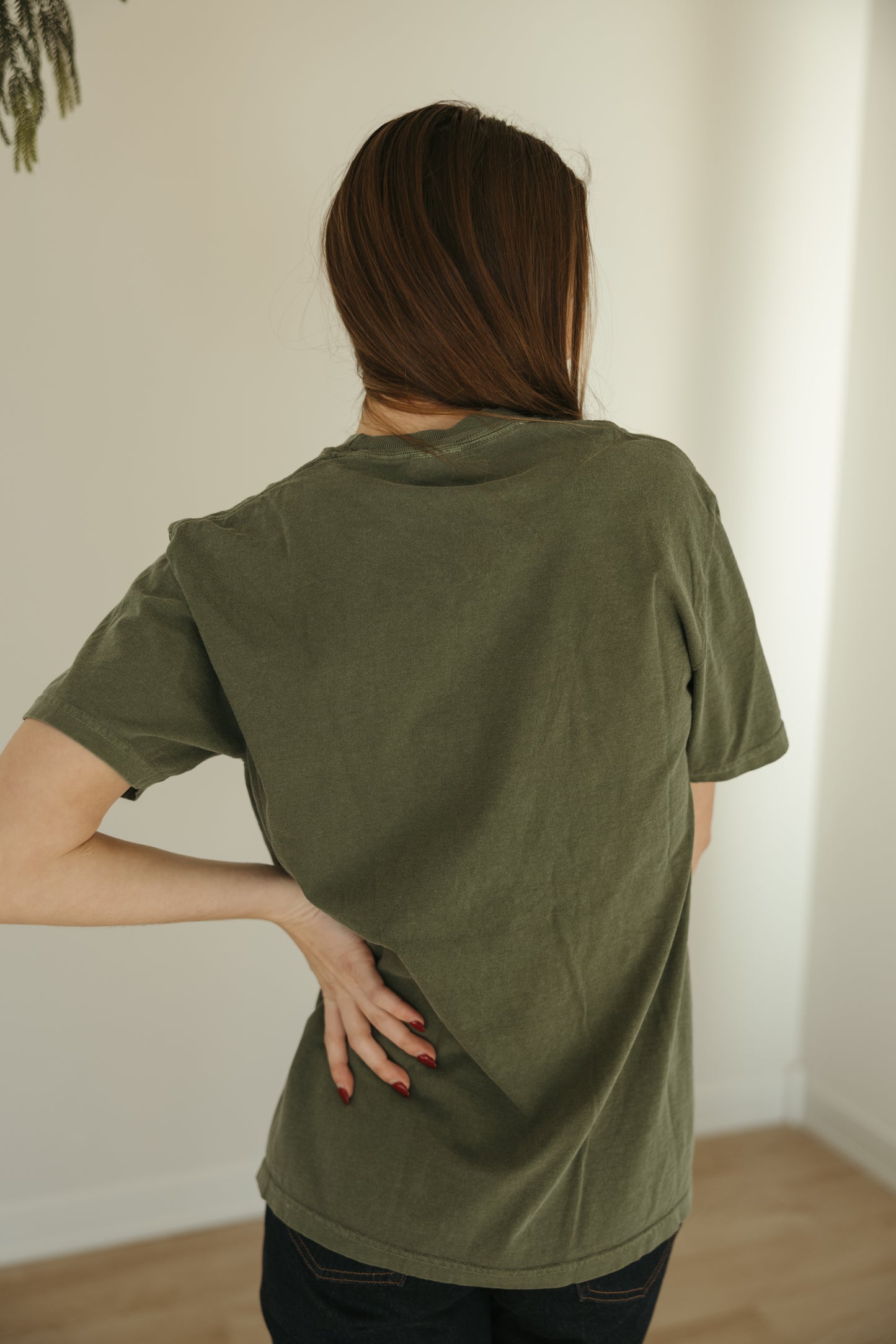 Christmas Trees & Jesus Please Embroidered Tee