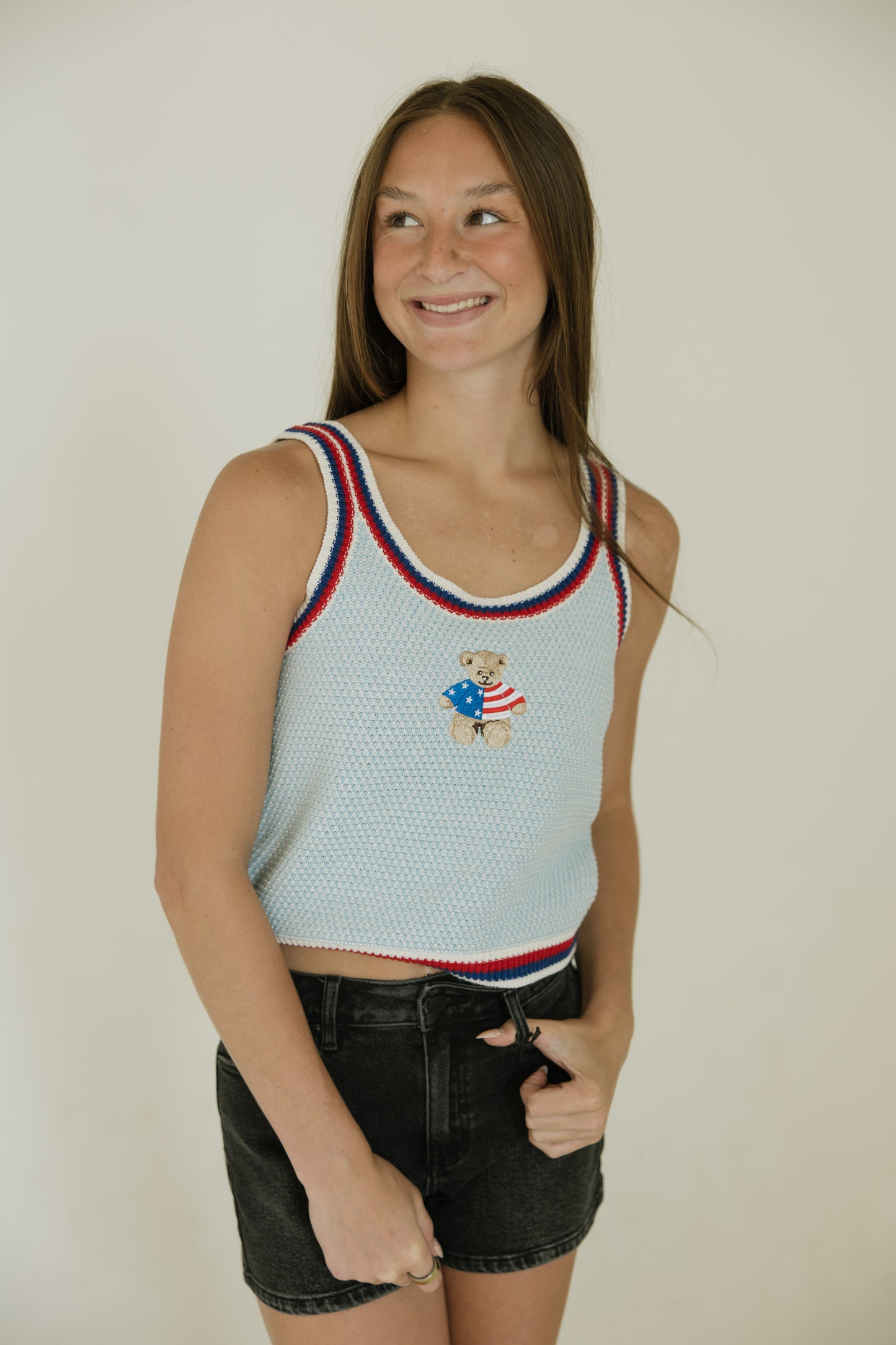 Teddy Bear Sweater Tank